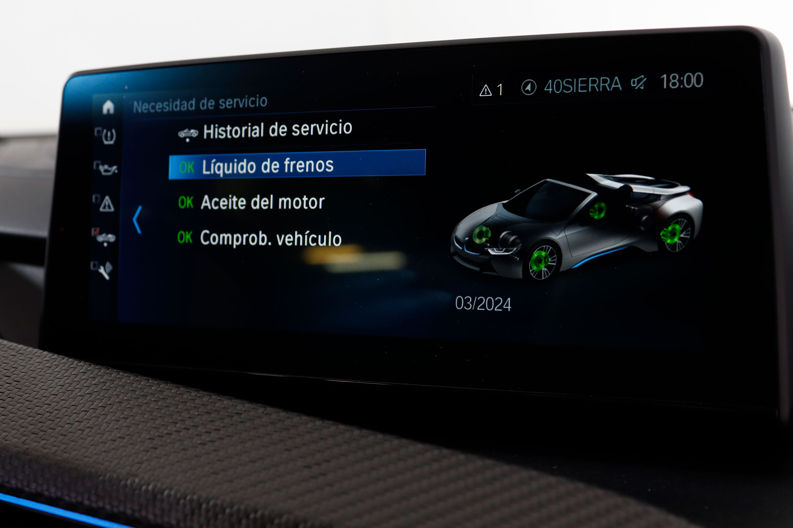 BMW I8 Roadster Híbrido Enchufable 367cv Auto 2P # CUERO, NAVY, FAROS LED foto 23